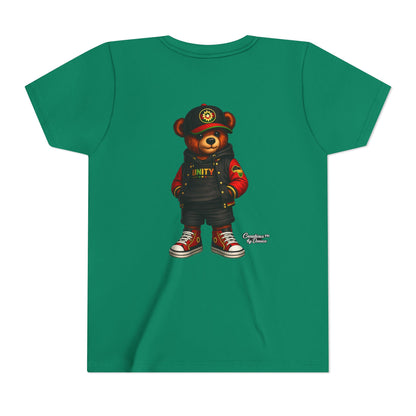 Youth Tee — 'Unity' Streetwear Teddy Bear Graphic Shirt