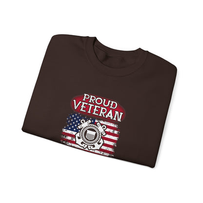Proud Veteran of United States Coast Guard Sweatshirt