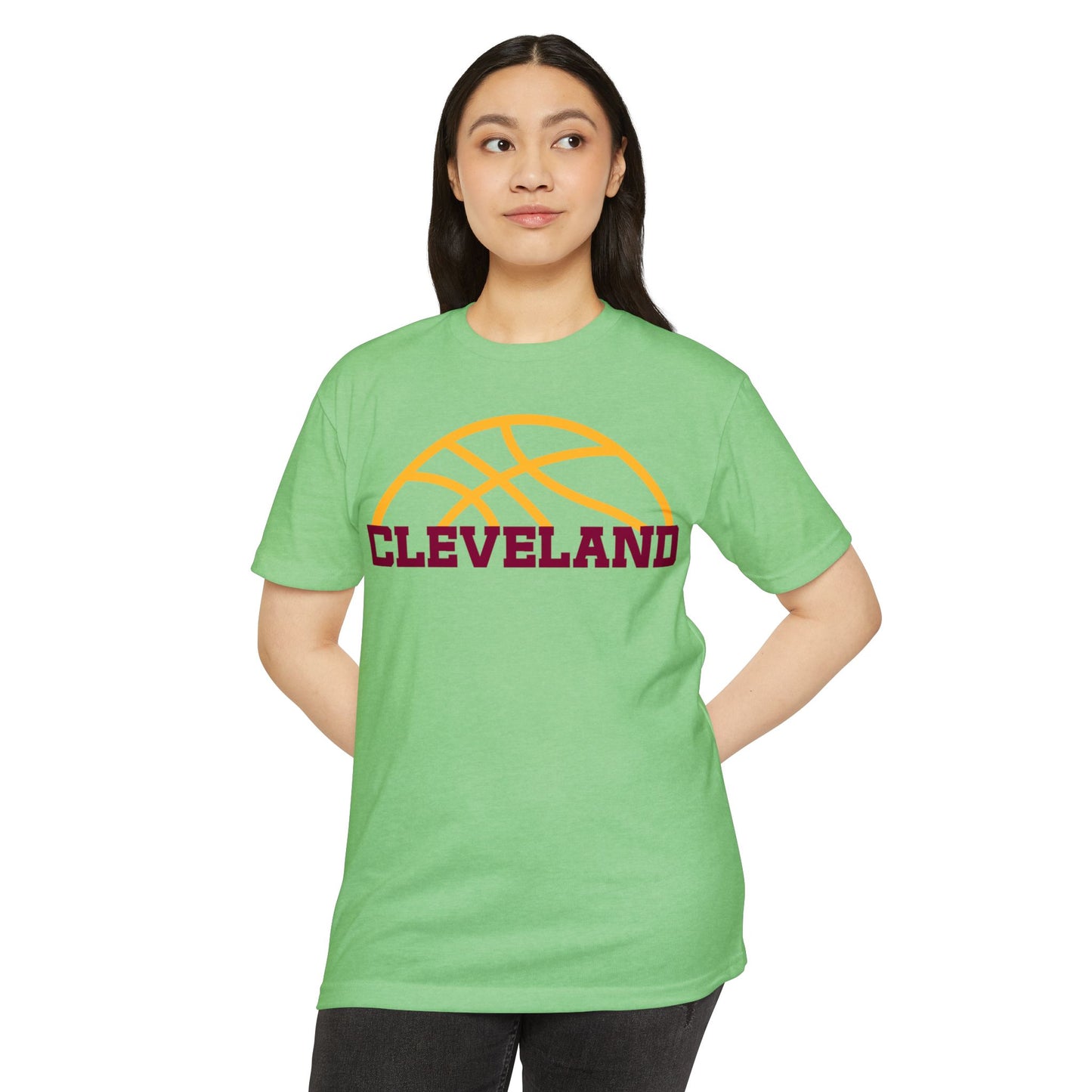 Cleveland  T-Shirt — Retro Hoop Team Tee
