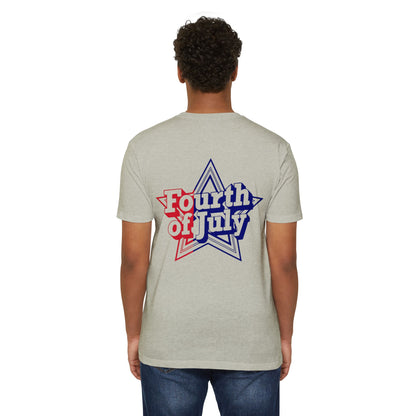 Fourth of July Star T-Shirt — Retro Patriotic Independence Day Tee