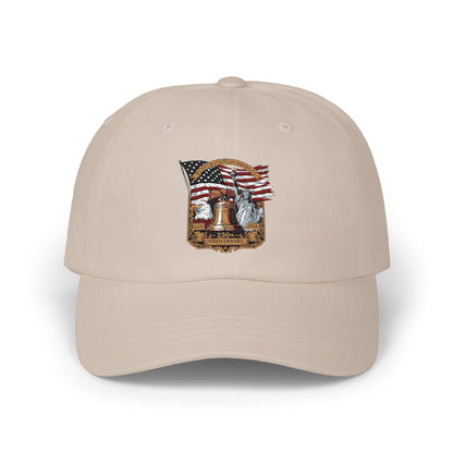 Liberty Bell Dad Cap — American Flag Embroidered Baseball Hat