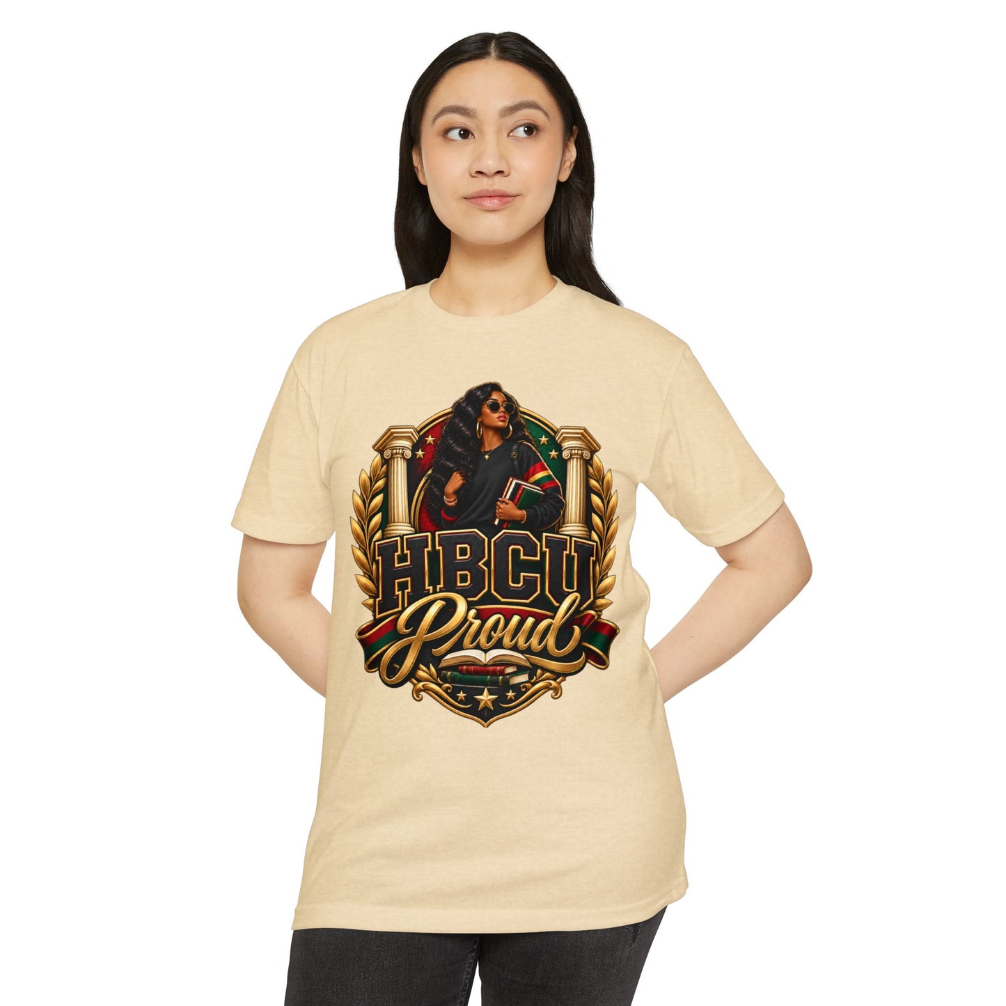 HBCU Proud T-Shirt — Black Graduate Crest Tee