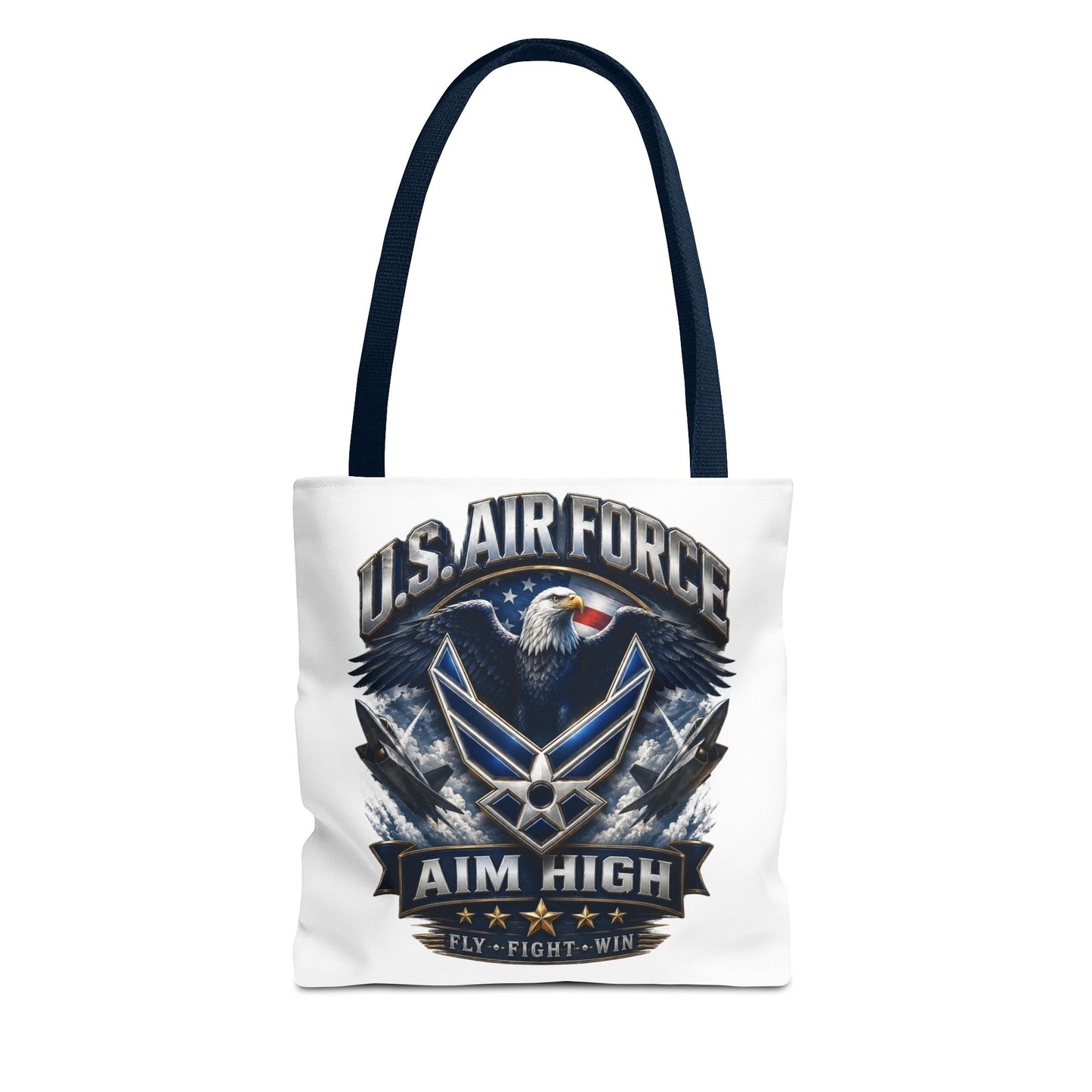 U.S. Air Force Aim High Tote Bag — Patriotic Eagle Military Tote