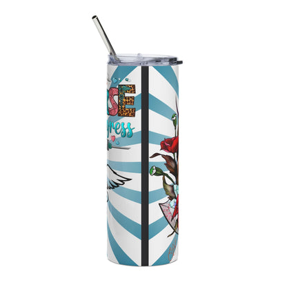 Artist Nurse 20oz Stainless Steel Tumbler — 'Nurse in Progress' Illustrated Medical Travel Cup