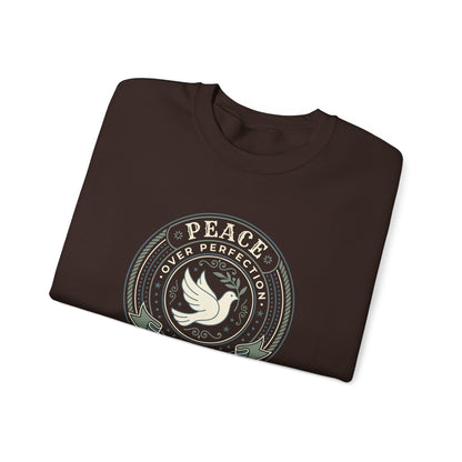 Peace Over Perfection - Proverbs 17:1  Sweatshirt