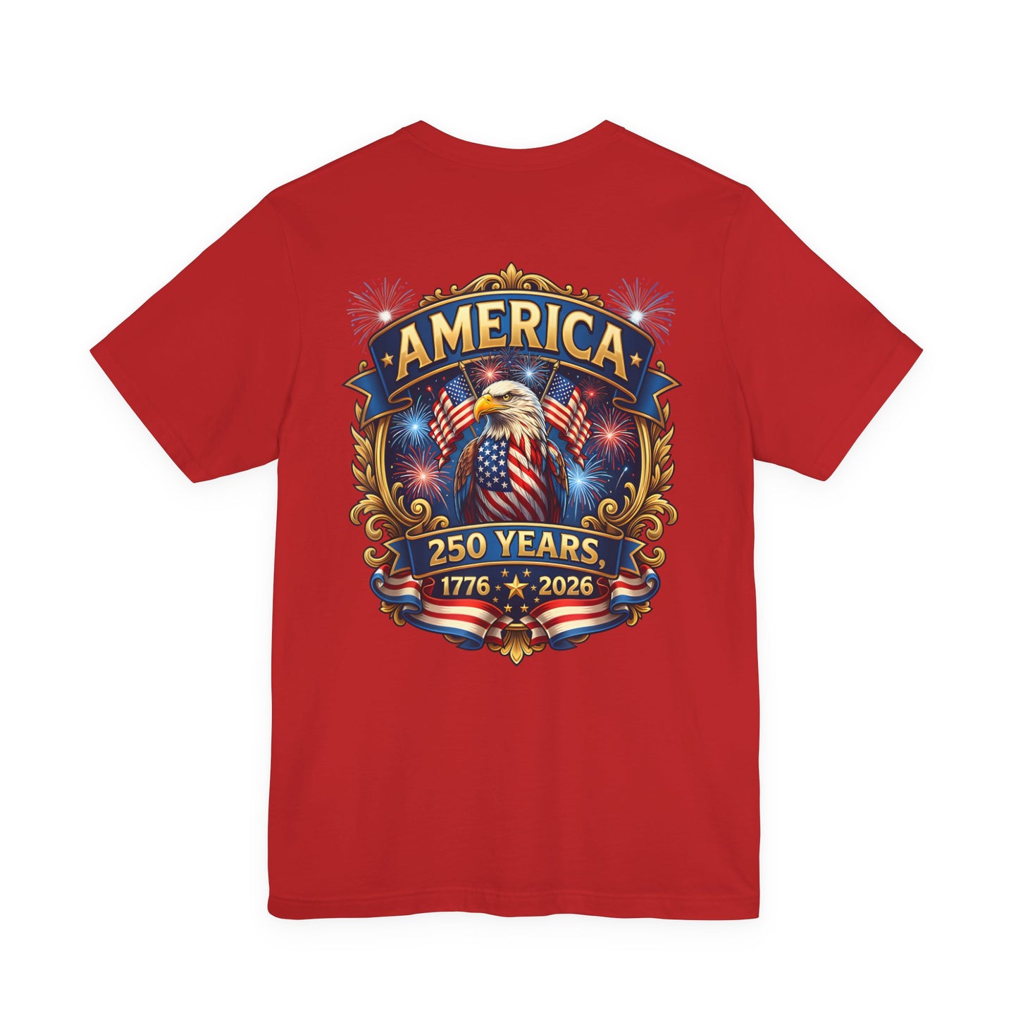 America 250th Anniversary T-Shirt — 1776–2026 Patriotic Eagle Tee