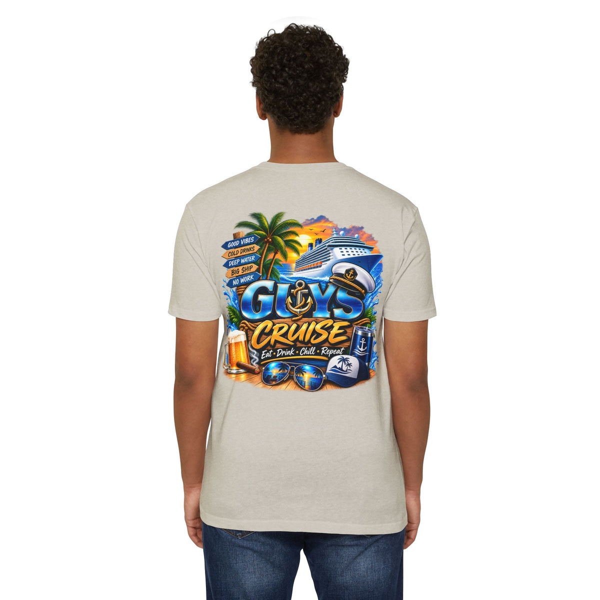 Cruise Guys T-Shirt — "Guys Cruise" Vacation Tee