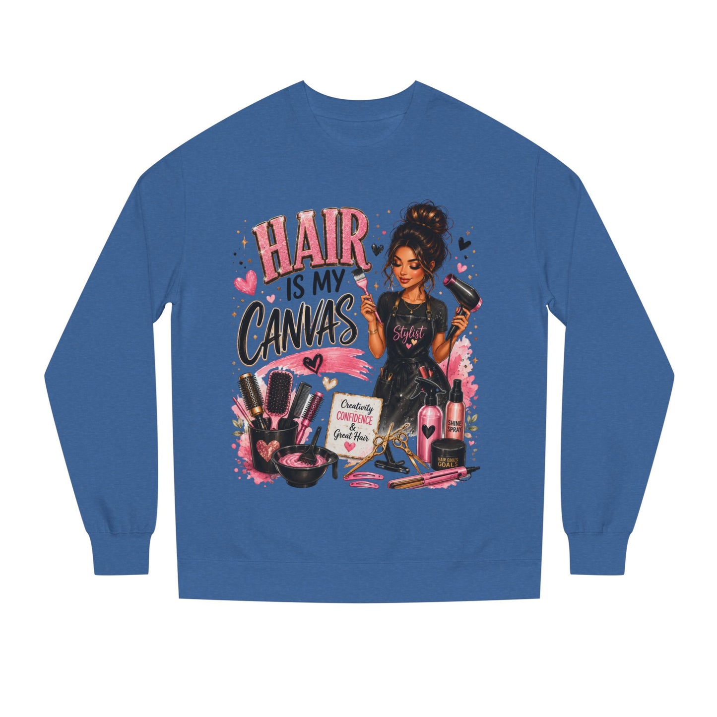 Hair Is My Canvas Sweatshirt