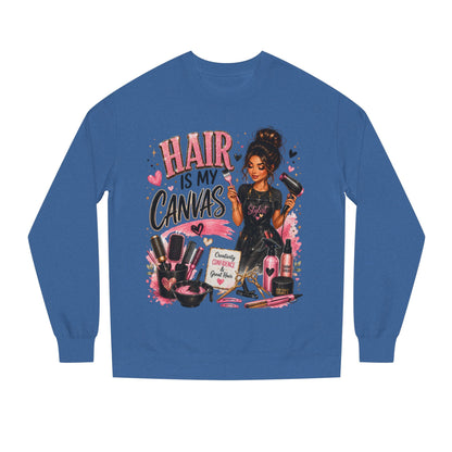 Hair Is My Canvas Sweatshirt