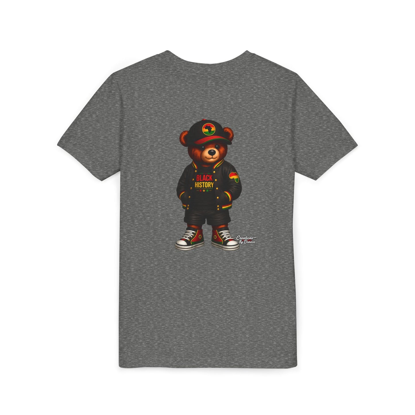Kids 'Black History' Streetwear Bear Tee