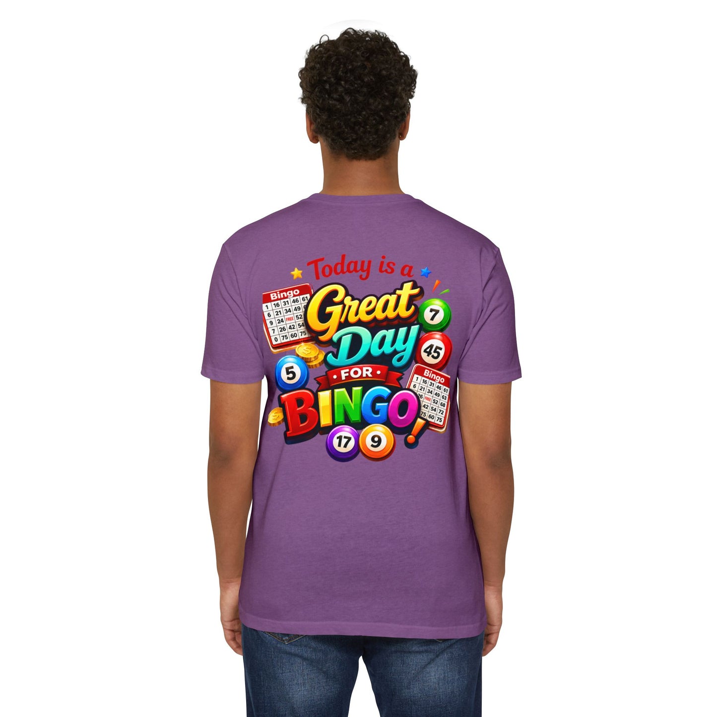 Bingo T-Shirt — "Today Is a Great Day for Bingo" Retro Game Night Tee