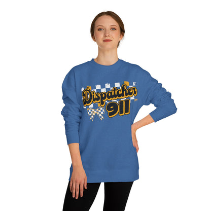 Dispatcher 911 Crewneck Sweatshirt — Emergency Dispatcher Gift