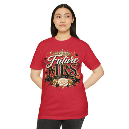 Future MRS T-Shirt — Bridal 'Future Mrs.' Graphic Tee for Bachelorette & Engagement