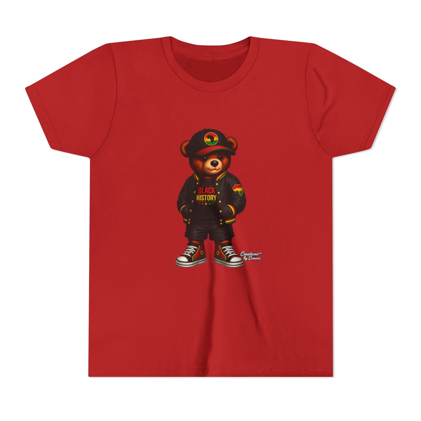 Kids 'Black History' Streetwear Bear Tee