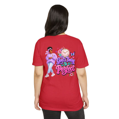 God's Timing Is Perfect T-Shirt — Faith-Inspired Inspirational Tee