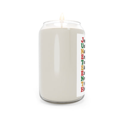 Juneteenth Soy Candle — 13.75oz Scented Jar (Journey • Unity • New Beginnings)