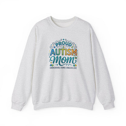 Proud Autism Mom Crewneck Sweatshirt