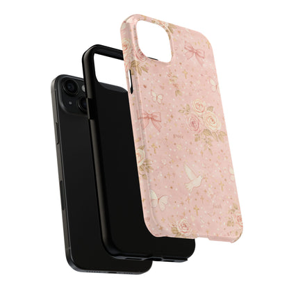 Grace Faith Phone Case | Christian floral iPhone Case