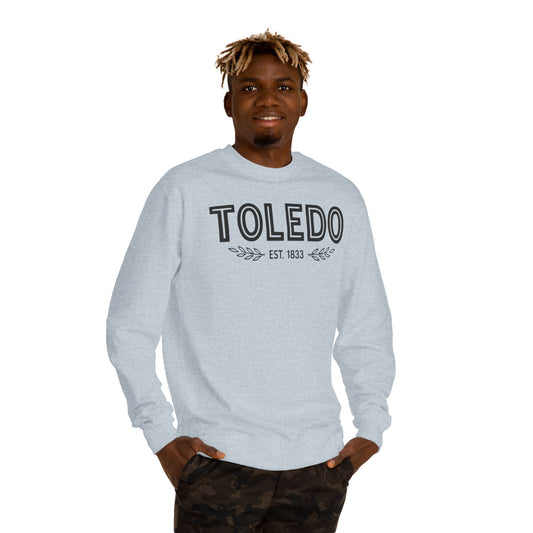 Toledo Est. 1833 Crewneck Sweatshirt — Vintage City Pride Pullover