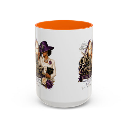 Chosen to Encourage Coffee Mug — Christian Woman Faith Gift (11/15oz)