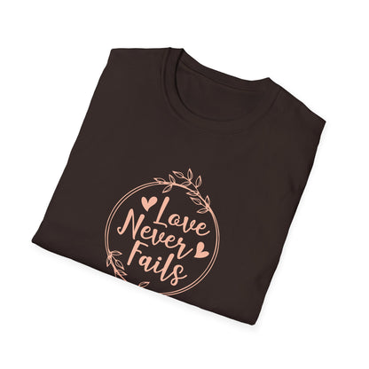 Love Never Fails T-Shirt