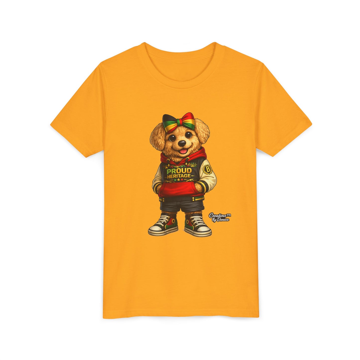 Kids Rasta Bear 'Proud Heritage' Tee