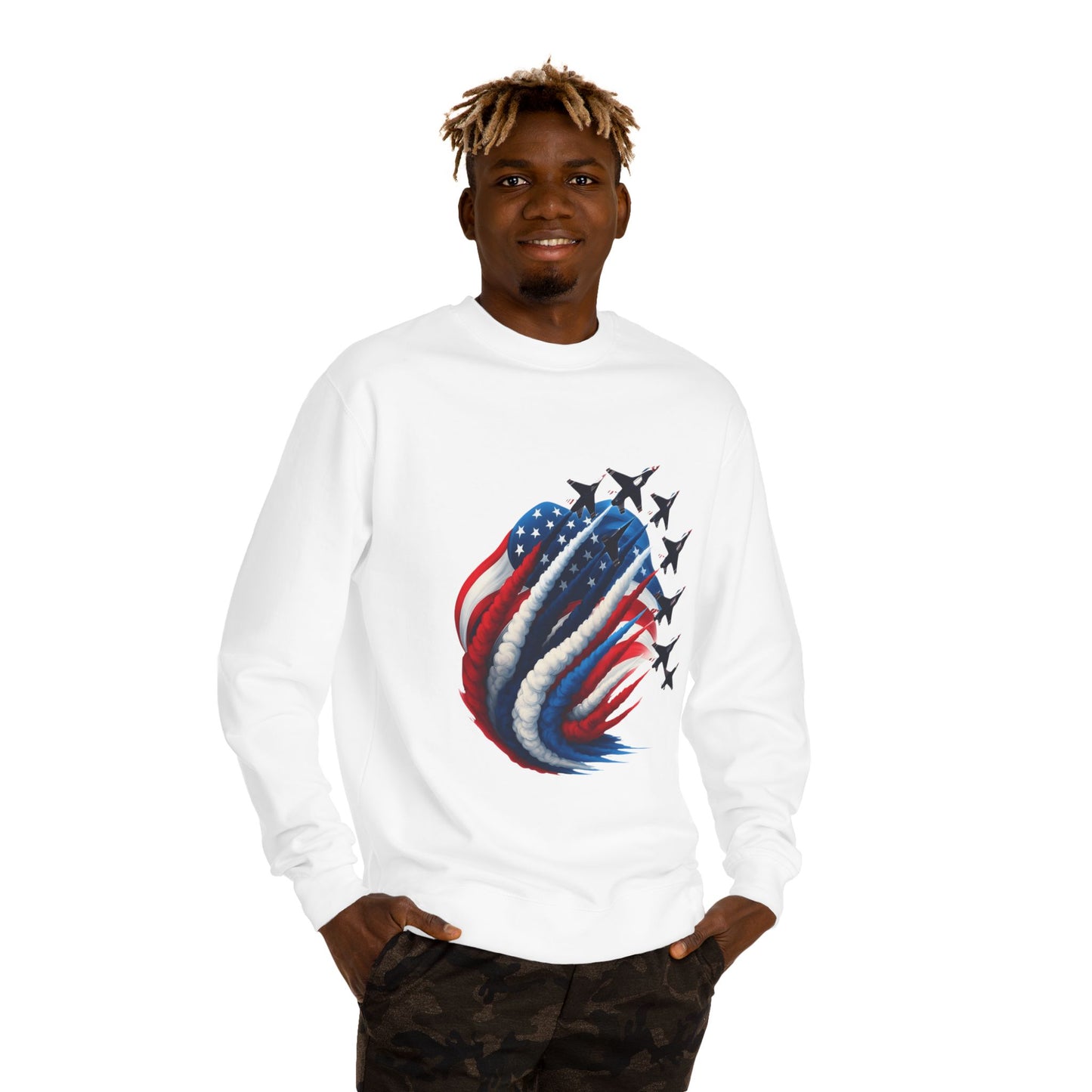 Patriotic Jet Squadron Sweatshirt
