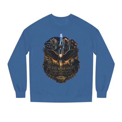 9/11 Memorial Sweatshirt — Never Forget Tribute Crewneck
