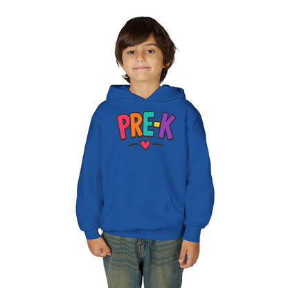 Pre-K Kids Hoodie — Colorful Cute Pre-K School Hooded Sweatshirt for Toddlers