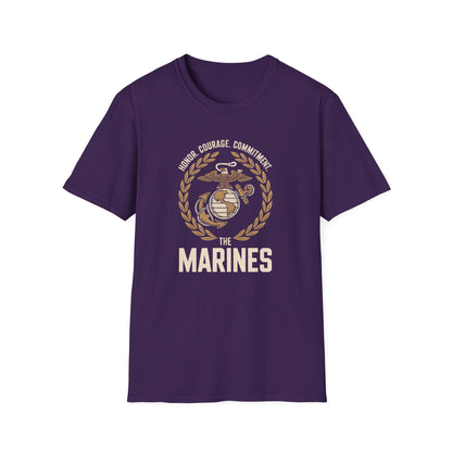 Honor Courage Commitment The Marines T‑Shirt