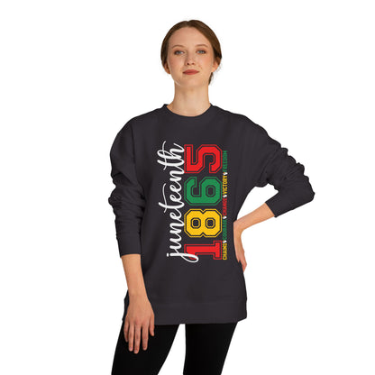 Juneteenth 1865 Crewneck Sweatshirt – Black Liberation Pride Graphic