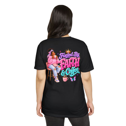 Fueled by Faith & Coffee T-Shirt — Christian Inspirational Graphic Tee