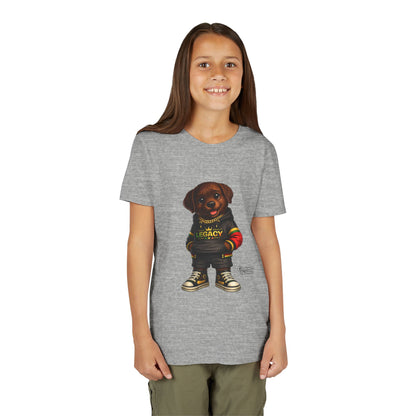 Youth Dog Tee — 'Legacy' Streetwear Puppy Graphic Shirt