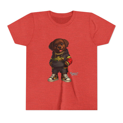 Youth Dog Tee — 'Legacy' Streetwear Puppy Graphic Shirt