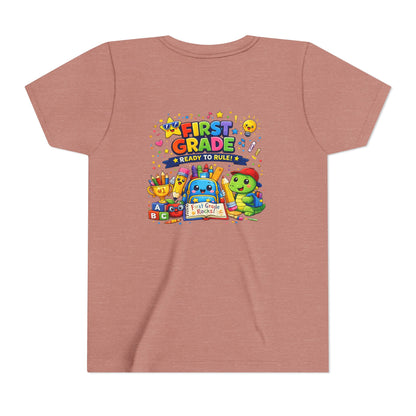 First Grade Youth T‑Shirt – "First Grade Ready to Rule" Cute Back-to-School Tee