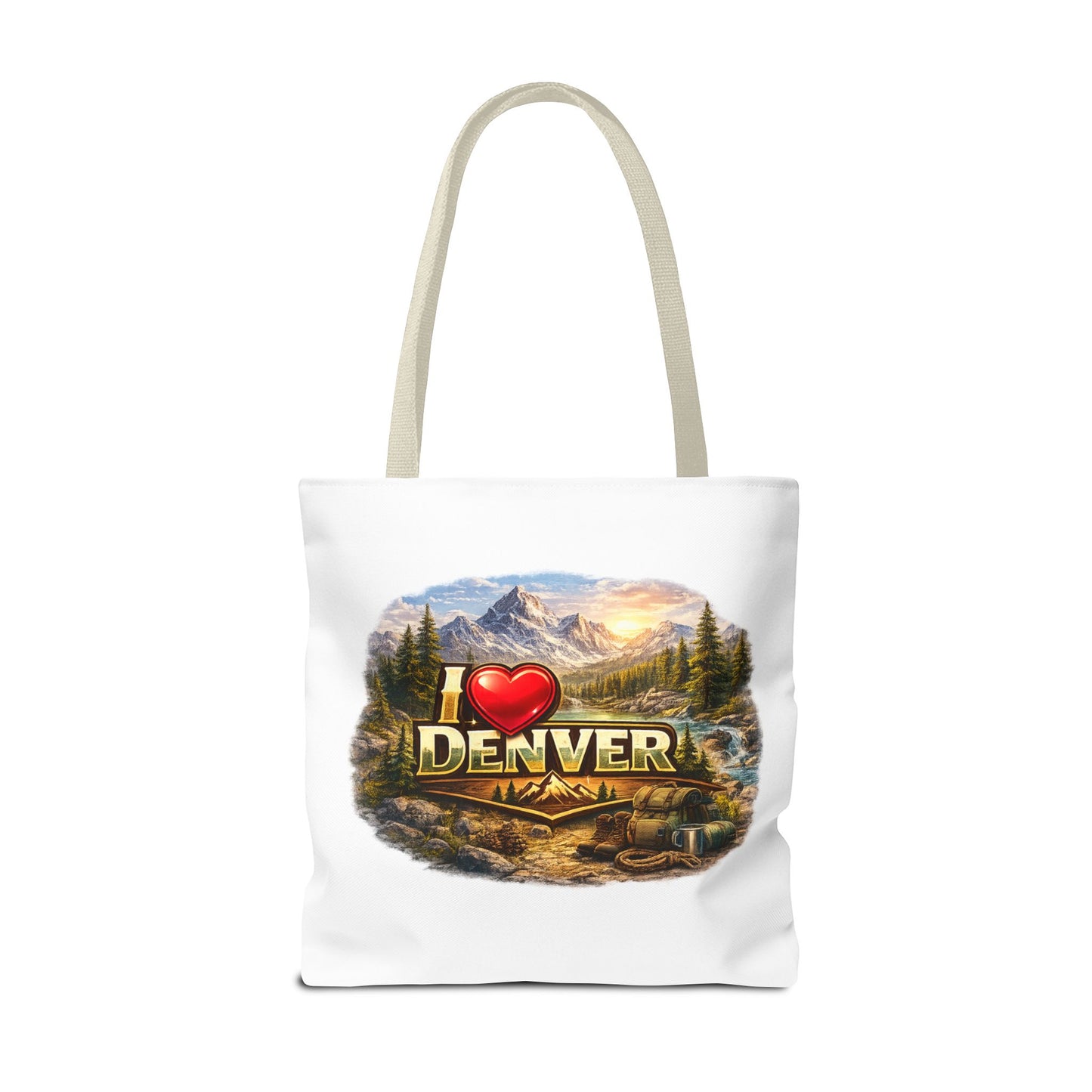 I  Denver Scenic Tote Bag — Colorado Mountain Travel Souvenir
