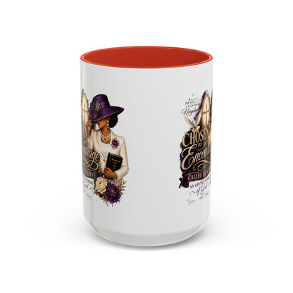Chosen to Encourage Coffee Mug — Christian Woman Faith Gift (11/15oz)