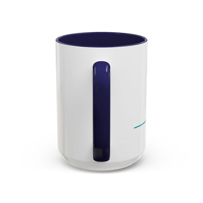 Diabetes Won't Define Me Accent Coffee Mug — "I Walk by Faith" Inspirational Tea Cup