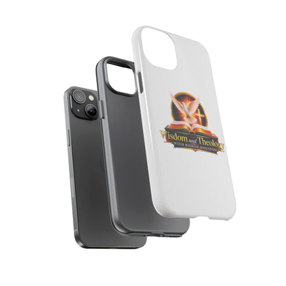 Wisdom and Theology Phone Case — Christian Dove & Cross Protective Tough Case