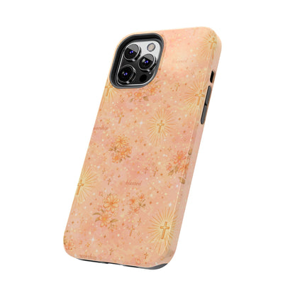 Blessed in Grace Phone Case | Christian floral iPhone Case
