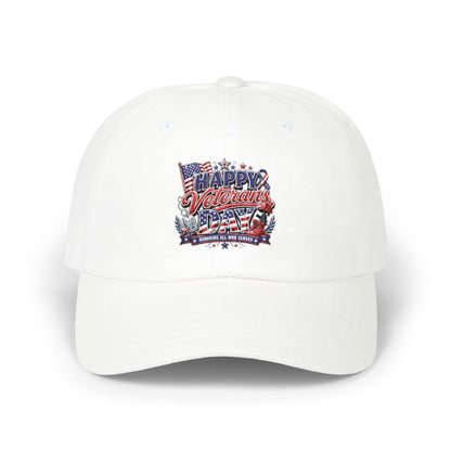 Dad Cap — 'Happy Veterans' Patriotic Flag Embroidered Hat