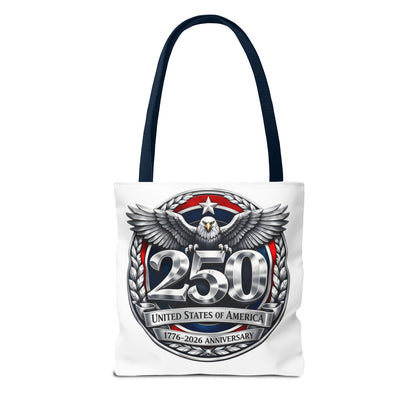 250th USA Anniversary Tote Bag — Patriotic Eagle 1776–2026 Commemorative Tote