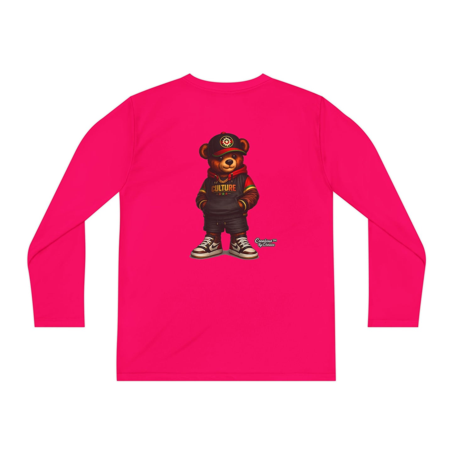 Kids Bear Graphic Long Sleeve Tee — Urban Streetwear Youth Shirt