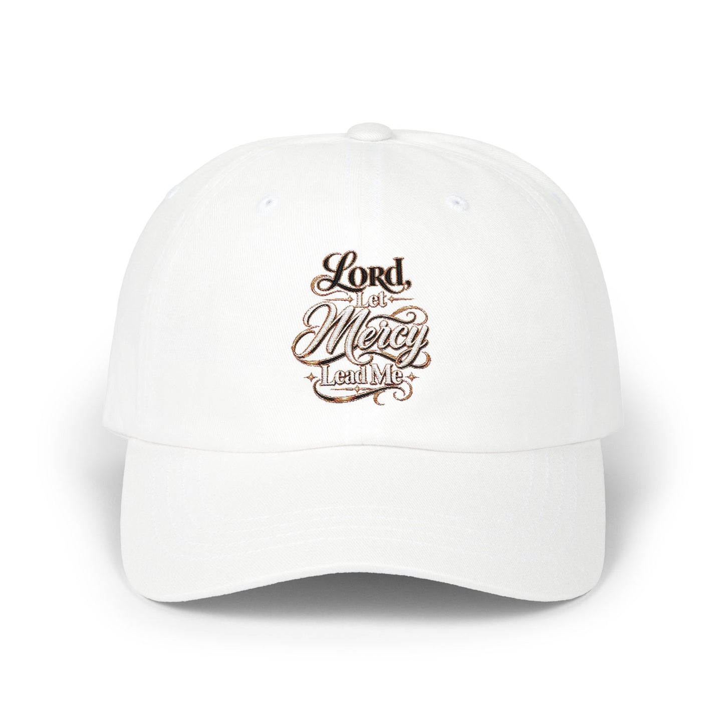 Dad Cap — "Lord Have Mercy" Script Embroidered Baseball Hat