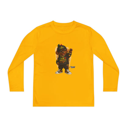 T-Shirt — Kids Rasta Teddy Graphic Long Sleeve