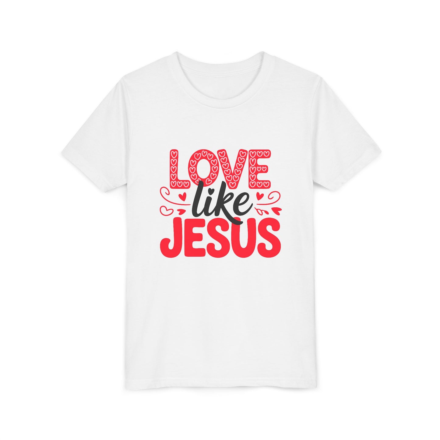 Youth Tee - "Love Like Jesus" Christian Kids Shirt