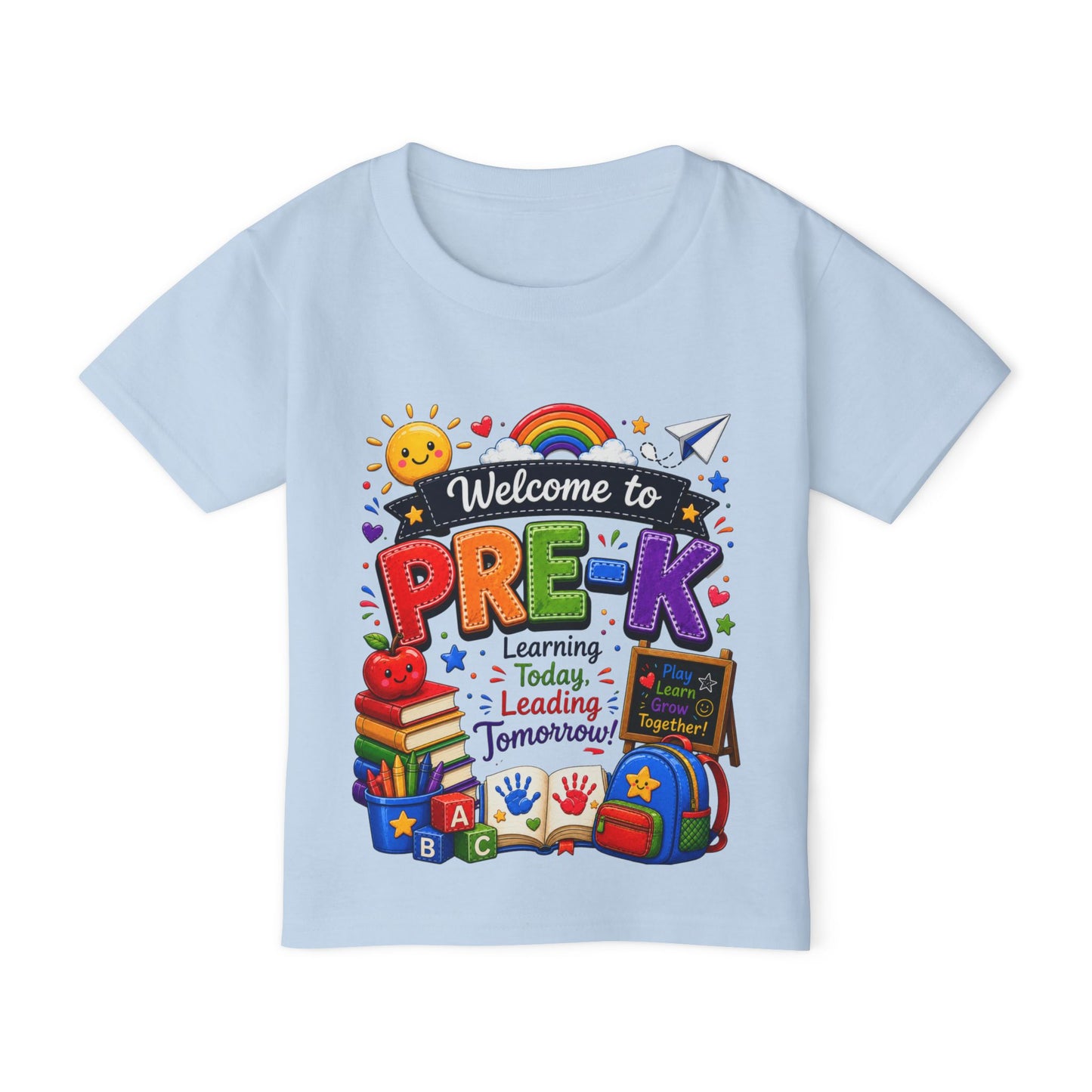 Welcome to Pre-K Toddler T-Shirt — Colorful Back-to-School Preschool Shirt