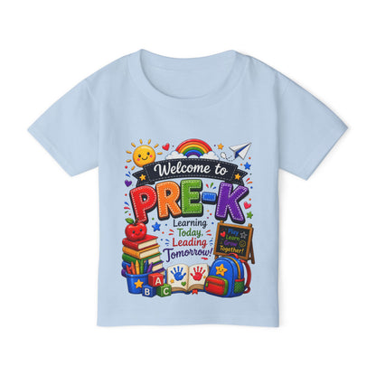 Welcome to Pre-K Toddler T-Shirt — Colorful Back-to-School Preschool Shirt