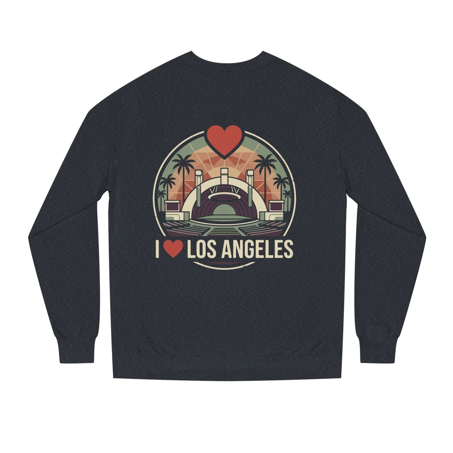 Los Angeles Crewneck Sweatshirt – I  Los Angeles Retro Cityscape