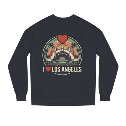 Los Angeles Crewneck Sweatshirt – I  Los Angeles Retro Cityscape